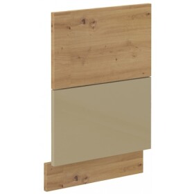 Dvířka na vestavnou myčku nádobí Artisan ZM 570x446 Barva korpusu: Dub artisan, Barva dvířek: Cappucino lesk