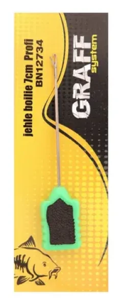 Graff Jehla na boilie 7cm Fluo Zelená (BN12734-G)