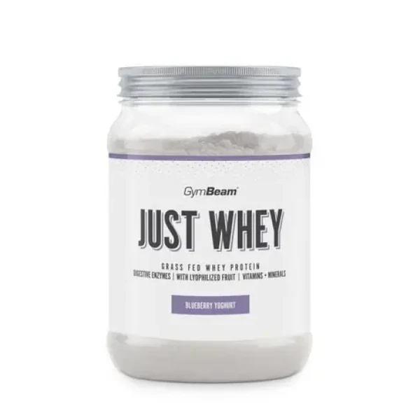 Just Whey Grass-Fed Protein – GymBeam (borůvkový jogurt, 500 g) (28324-33-500g-blueberryyoghurt-01)