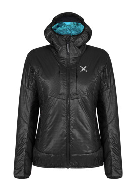 MONTURA Force Primaloft Jacket Woman, Black/Turquoise velikost: S