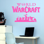 Samolepka World of Warcraft Barva: zelená, Velikost: 100 x 66 cm