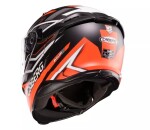 Helma na moto Caberg Avalon X Brama matt black/red fluo/anthracite - L / černá