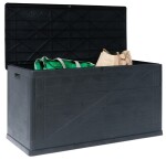 TOOMAX WOOD zahradní plastový úložný box 420 L - grafit