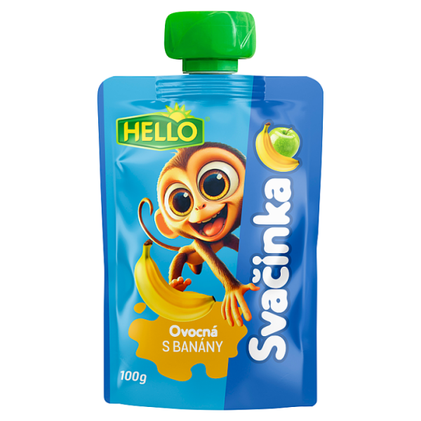Hello Ovocná svačinka s banány 100g