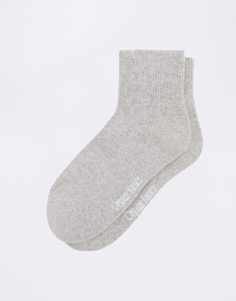Organic Basics Core Ankle Socks 2-pack Grey 39-42