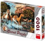 Koně: secret collection puzzle 1000 dílků - Dino