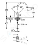 GROHE - Minta Dřezová baterie, chrom 32917000