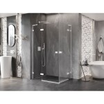 MEXEN/S - Lunar L Duo sprchový kout dveře křídlové 105 x 95, transparent, bílá 834L-105L-095P-20-00