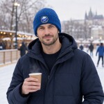 Fanatics Pánská zimní čepice Buffalo Sabres NHL A/CAP Beanie W/CUFF