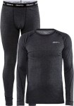 Craft Core Wool Merino black - Běžecký set CRAFT CORE Wool Merino - černá Velikost textilu: XXL