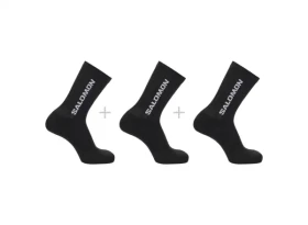 Salomon Everyday Crew 3-Pack Black/Black/Black vel. 42-44