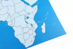 Moyo Montessori Moyo Montessori Kontrolní mapa - Afrika Nová - bez popisků