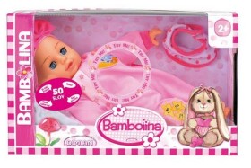 Panenka Bambolina Bebe 34 cm s 50 českými slovy