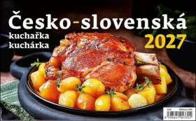 Kalendář 2027 - Česko-slovenská kuchařka/kuchárka - stolní