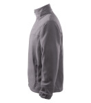 Jacket fleece pánský ocelově šedá 36 (brand label) L