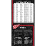 JF Turner Kalendář Detroit Red Wings NHL 2026 Wall Calendar