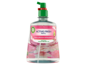 Air Wick Active Fresh Náplň na vodní bázi do automatického difuzéru třešňový květ a malina 228ml