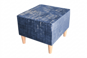 Taburet Bresso - látka Mafera látka: Mafera 25 - modrá