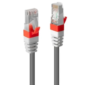 Lindy Cat6A S/FTP PIMF šedá 2m / Patch kabel / RJ45-RJ45 / LSZH / 10 Gbit/s (45353)