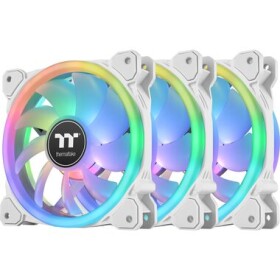 THERMALTAKE SWAFAN 14 RGB Radiator bílá 3ks / Ventilátor / 140 mm / Hydraulic Bearing / 2000 RPM @ 40.5 dB / 77.6 CFM (CL-F146-PL14SW-A)