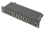 Digitus černá / Patch panel / 10" / CAT6A stíněný / 8 portů / 1U (DN-91608S-EA)