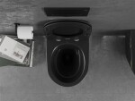 MEXEN - Lena Závěsná WC mísa včetně sedátka s slow-slim, Duroplastu, černý kámen 30224098