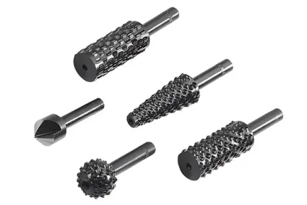 Wolfcraft Sada rašplí a záhlubníků O 12,5/14/12 mm / Sada nástrojů / 3 ks (40-2540000)