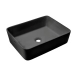 INVENA - Umyvadlo na desku 47,5 cm NYKS černá CE-11-005-C