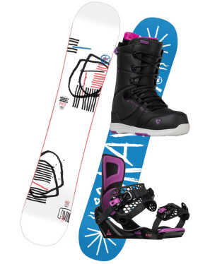 Gravity MIST B dámský snowboardový set