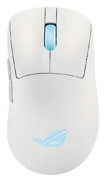 ASUS ROG Keris II Origin bílá / Bezdrátová herní myš / optická / 42000 DPI / 6 tlačítek / 2.4 GHz / BT (90MP04A0-BMUA10)