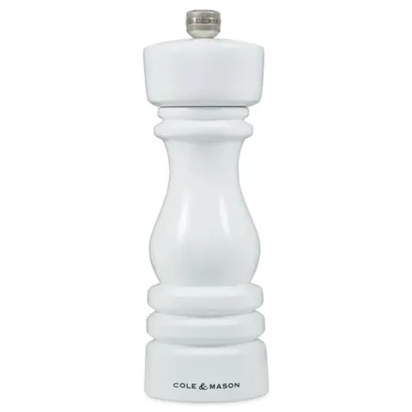 ColeMason London White Gloss / Mlýnek na pepř / 18 cm / bukové dřevo (H233094)