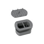 MEXEN - Sifon z filtrem do odtokového žlabu, šedý 1010098