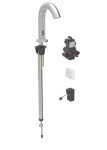GEBERIT - Piave Elektronická umyvadlová baterie, síťové napájení, easy to clean, kartáčovaná nerez 116.182.SN.1