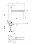 IDEAL STANDARD - Cerafine O Dřezová baterie, černá BC501XG