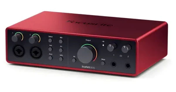 Focusrite Scarlett 16/16 4th Gen červeno-černá / Audio rozhraní / 2x XLR combo / MIDI I/O / 24bit/192kHz / USB-C (MOSC0035)
