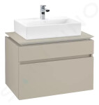 VILLEROY & BOCH - Memento 2.0 Umyvadlo nábytkové 600x420 mm, s přepadem, otvor pro baterii, alpská bílá 4A226G01