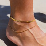 ELENYS Balance Duo – pozlacený náramek 18K žluté zlato Délka náramku: 19+6 cm / max. 25 cm