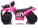 Mamido Dětská elektrická čtyřkolka ATV růžová