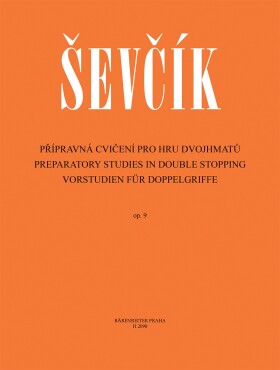 KN Přípravná cvičení pro hru dvojhmatů op. 9