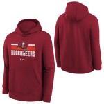 Nike Dětská mikina Tampa Bay Buccaneers NFL Team Stripes Club Hoodie (YOUTH)