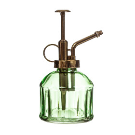 Sass & belle Rozprašovač na květiny Glass Green, zelená barva, sklo, plast