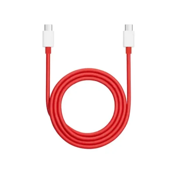 OnePlus Warp Charge Datový kabel USB-C - USB-C 1m červená (5461100529)