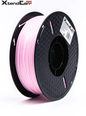 XtendLan PLA filament svítící červená / Struna pro 3D tiskárnu / PLA / 1.75mm / 1kg (3DF-LPLA1.75-RD 1kg)