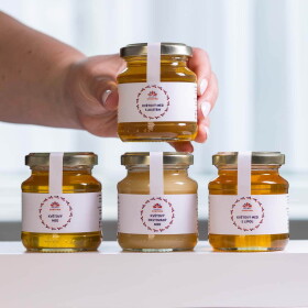Včelařství Domovina Jedem s medem 4x 180 g květové medy