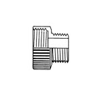 HANSGROHE - Příslušenství Vsuvka se závity, chrom 02024000