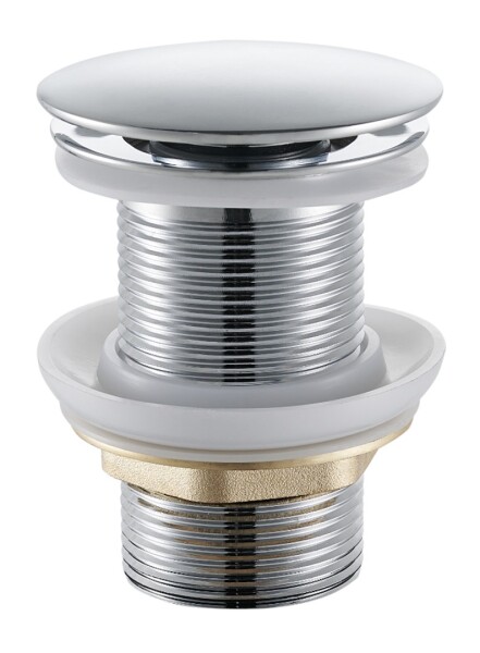 CERANO Umyvadlová výpusť - 5/4“ click-clack bez přepadu - 10/60mm - chrom