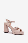 Sandály na podpatku model 212826 Step in style 37