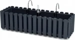 Prosperplast Truhlík s kov. držákem BOARDEE FENCYCASE W antracit 58 cm