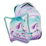 Bagmaster LUMI 26 B malý školní set pro prvňáčky – kůň Modrá 23 l 191824