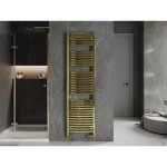 MEXEN - Helios otopný žebřík/radiátor 1800 x 500 mm, 671 W, zlatá W103-1800-500-00-50